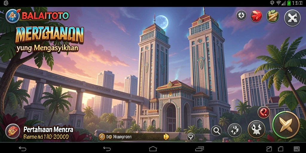 Tangkapan layar gameplay BALAITOTO yang mendebarkan di Tower Defense.