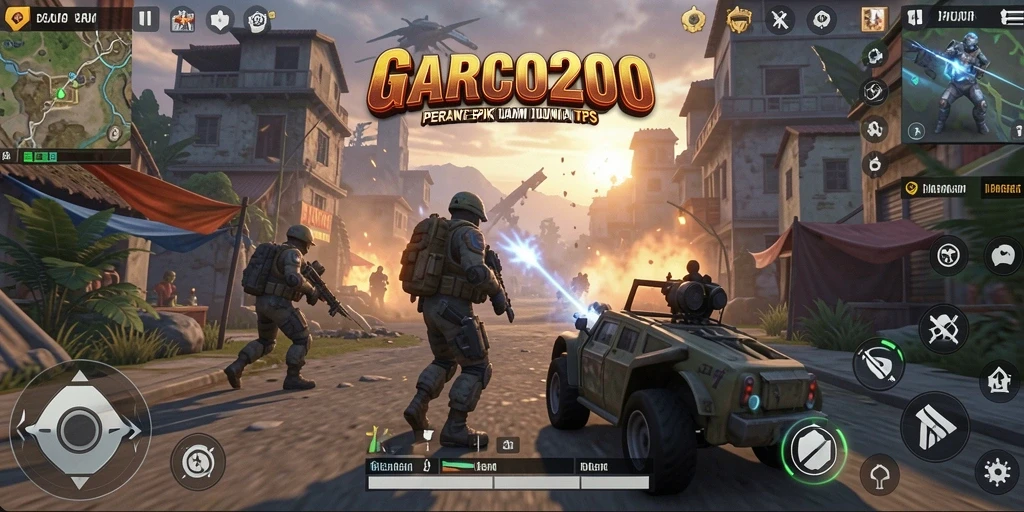 Tampilan gameplay seru dalam <strong>GARCO200</strong> yang penuh aksi.