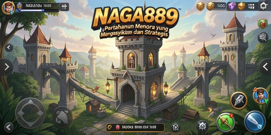 Menampilkan gameplay menara pertahanan yang seru dan strategis.