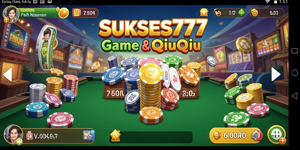 Tampilan gameplay QiuQiu yang menarik dari SUKSES777.